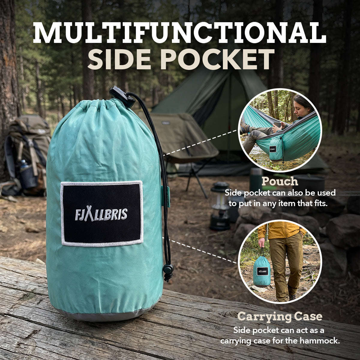 Compact Hammock With Straps