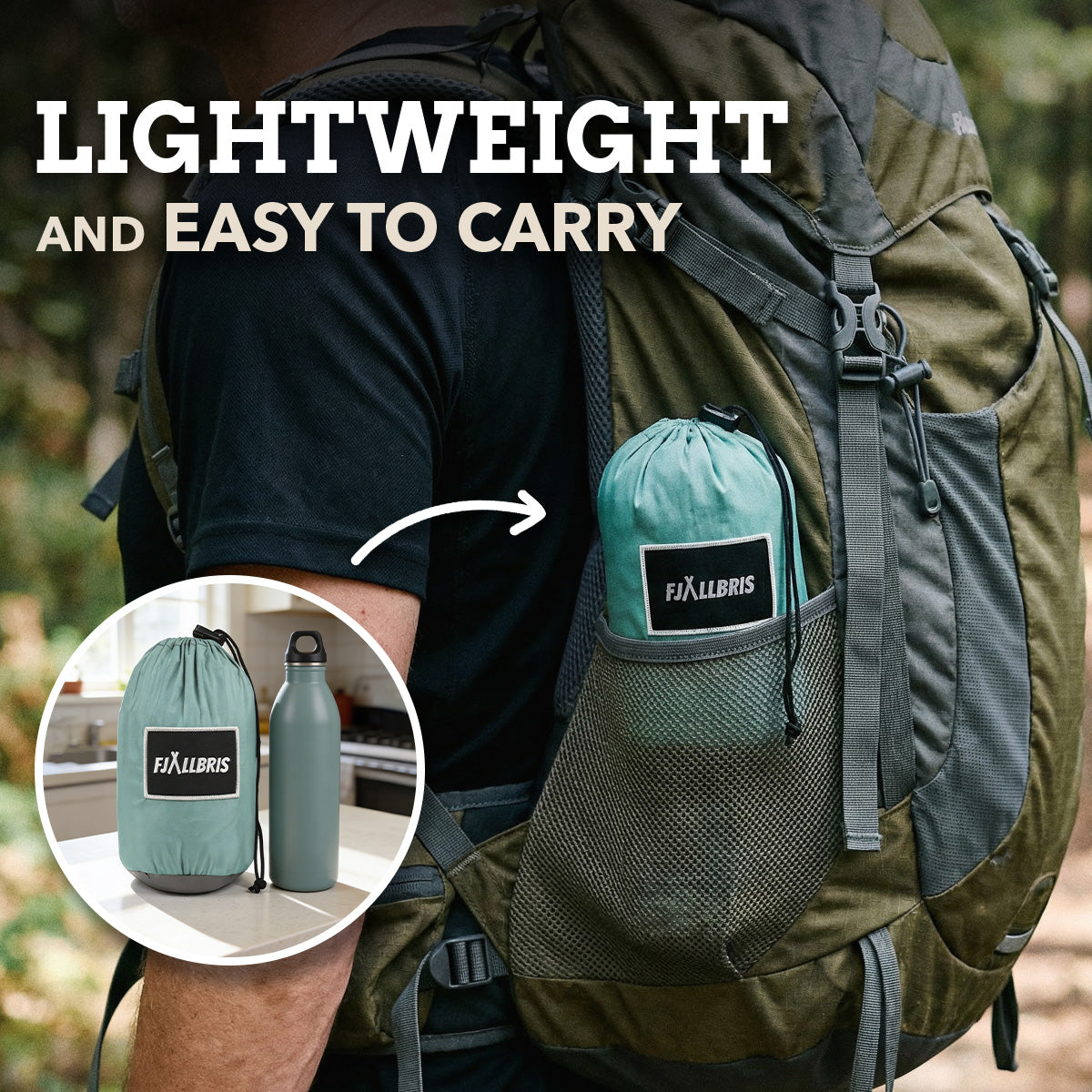 Compact Hammock With Straps