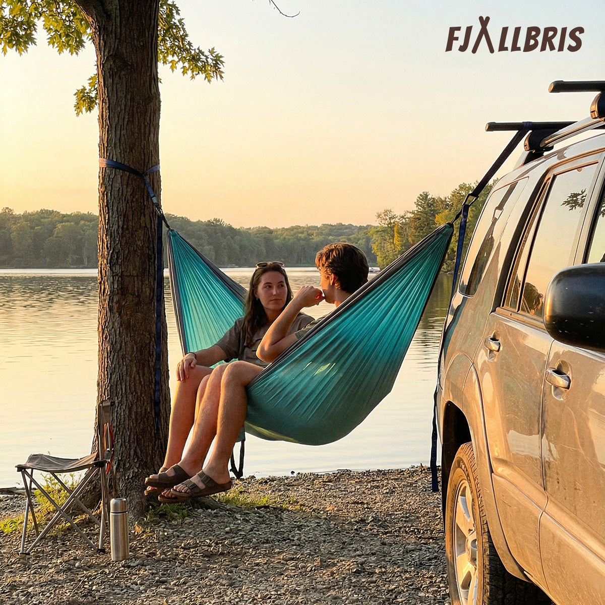 Compact Hammock With Straps
