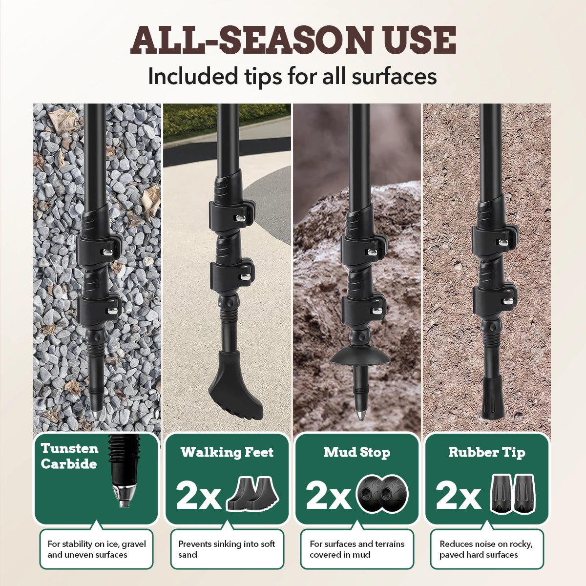 Ultralight Hiking Poles