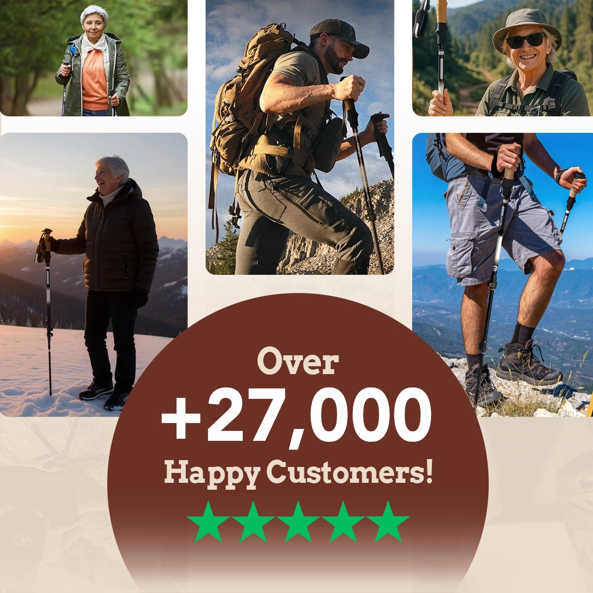 Ultralight Hiking Poles