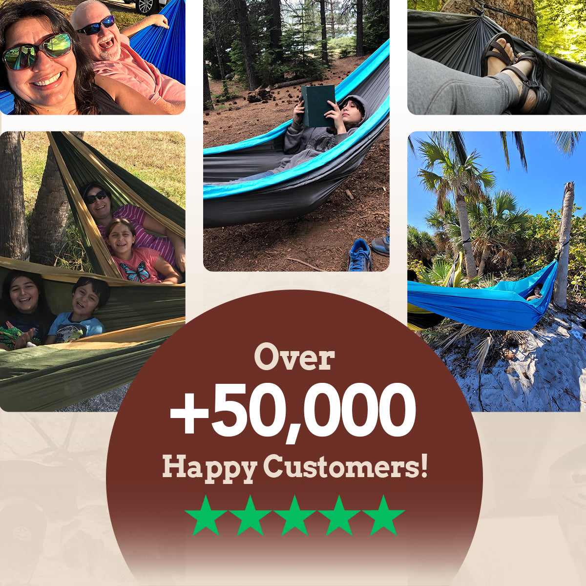 Compact Hammock With Straps