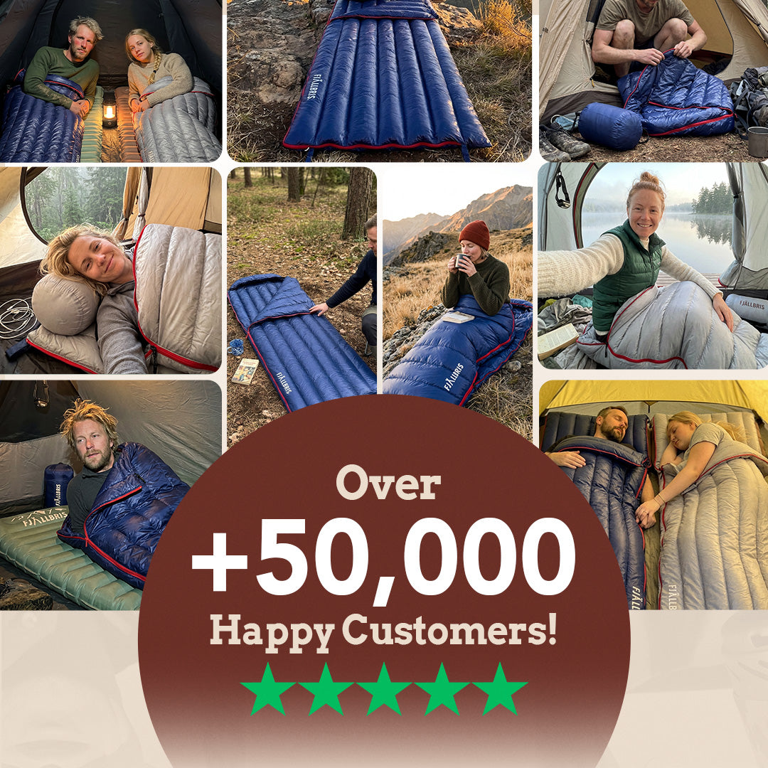 Ultralätt Dun Sovsäck