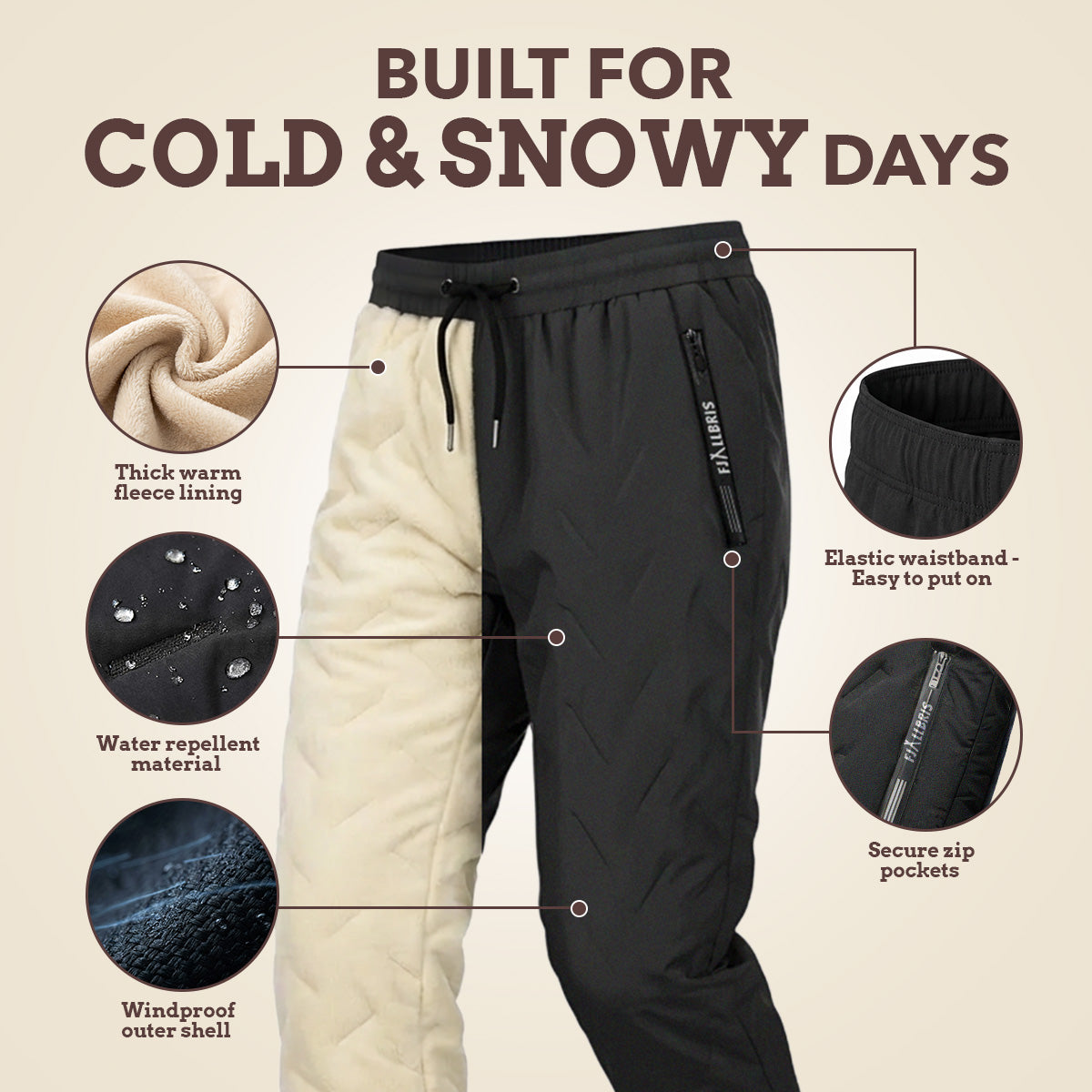 Ultravarma Fleecebyxor